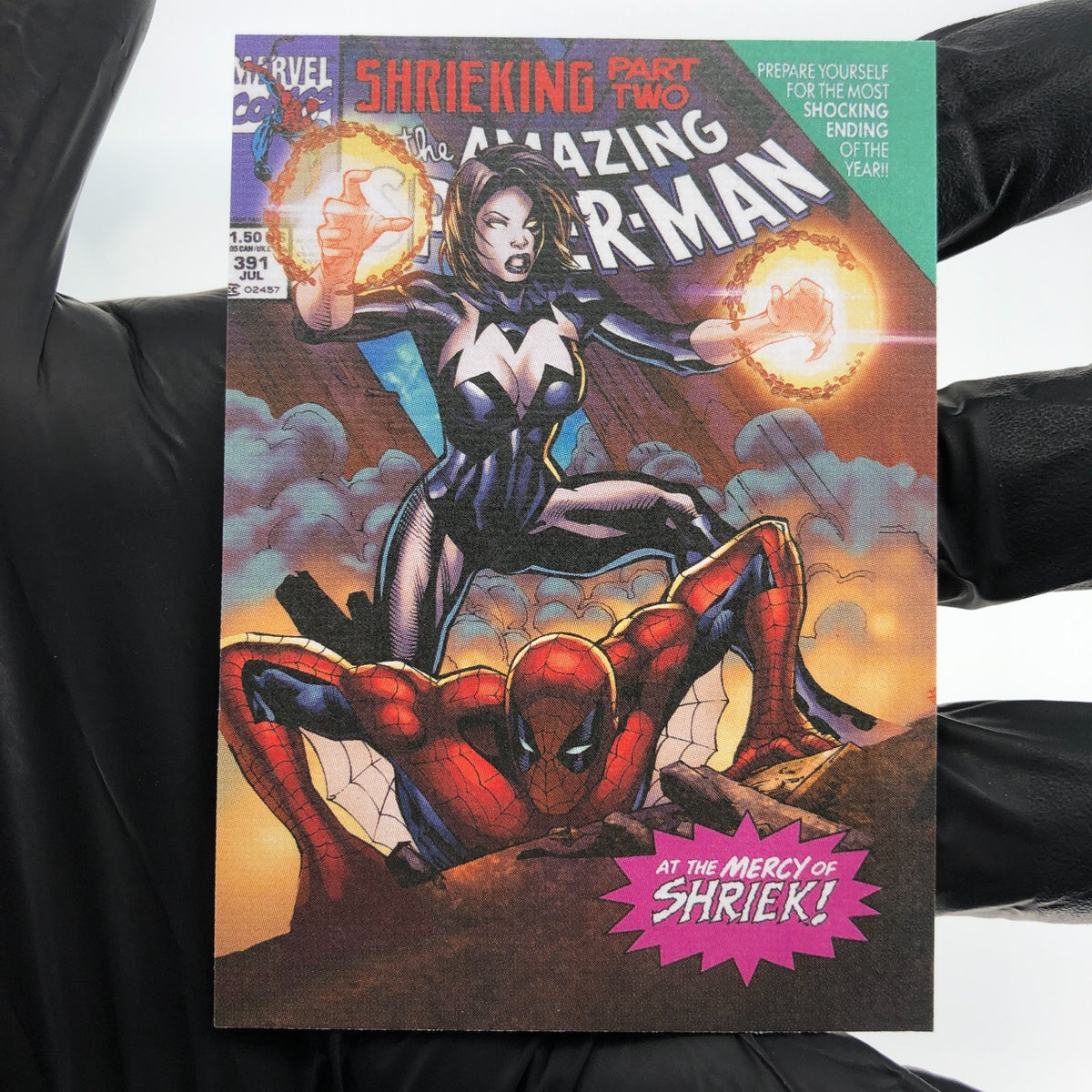 Marvel Card Shriek 13 Canvas Comic Covers Fleer Upper Deck Renditions [NM]