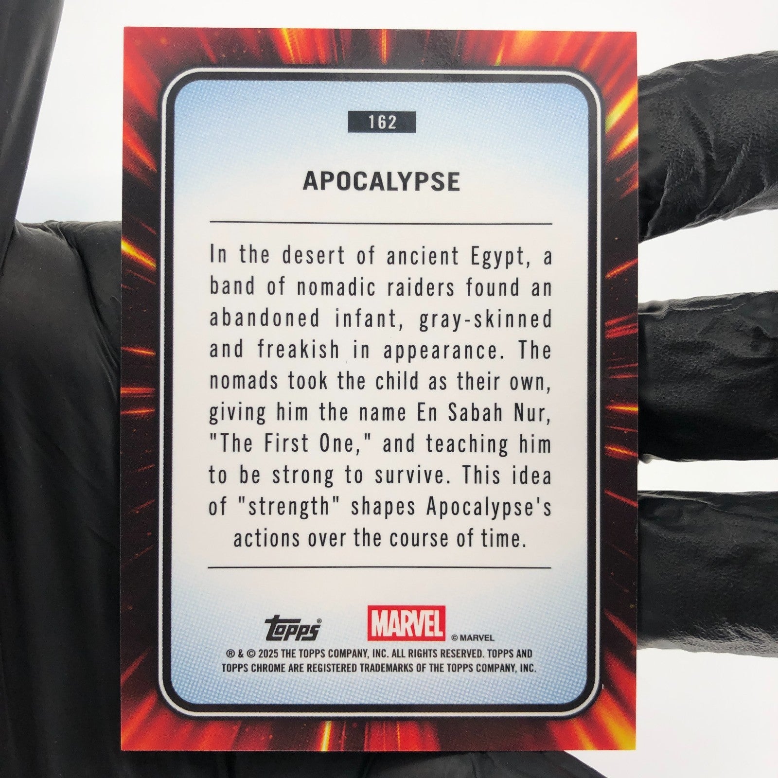 Marvel Card Apocalypse 162 Black Web /399 Topps Chrome 2025 [NM]