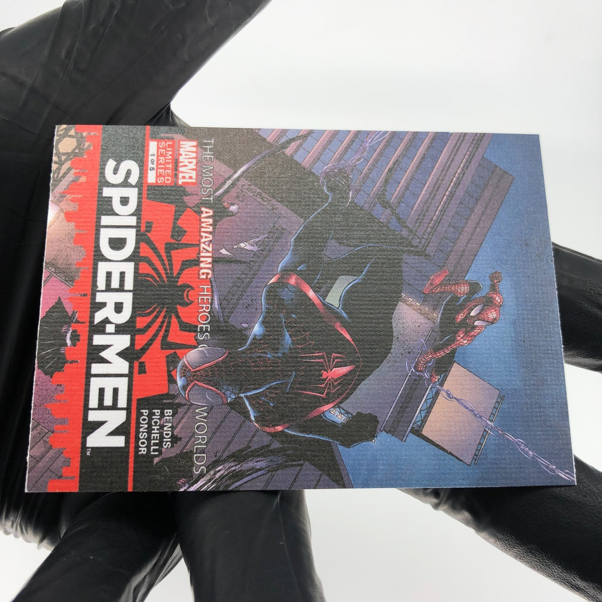 Marvel Card Spider-Man 74 Comic Covers Fleer Upper Deck Renditions [NM]