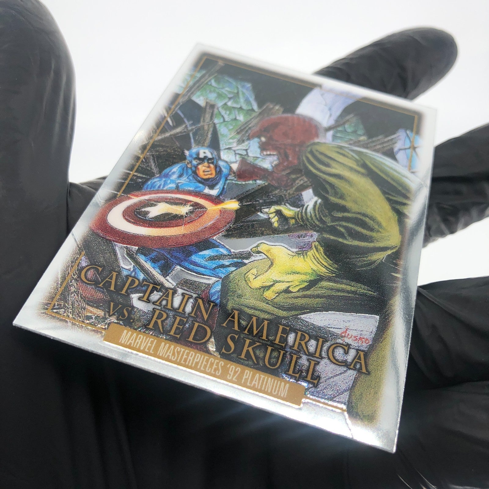 Marvel Card Captain America Vs Red Skull BS-5 Fleer Upper Deck Masterpieces [NM]