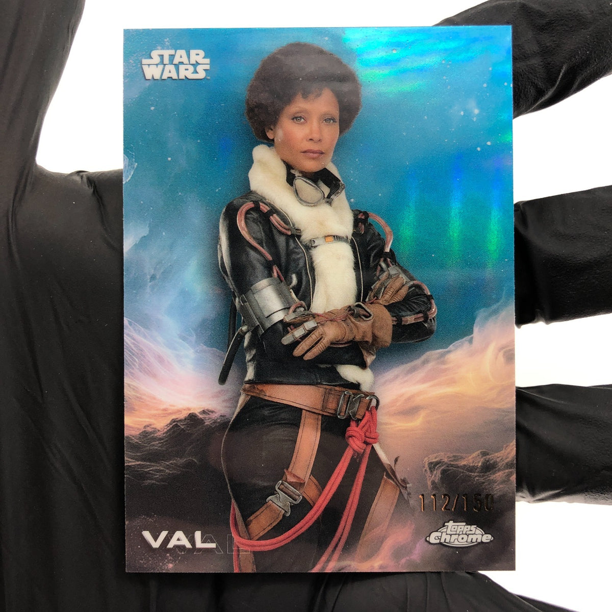 2025 Topps Chrome Star Wars Val 187 Skywalker Blue /150 [NM]