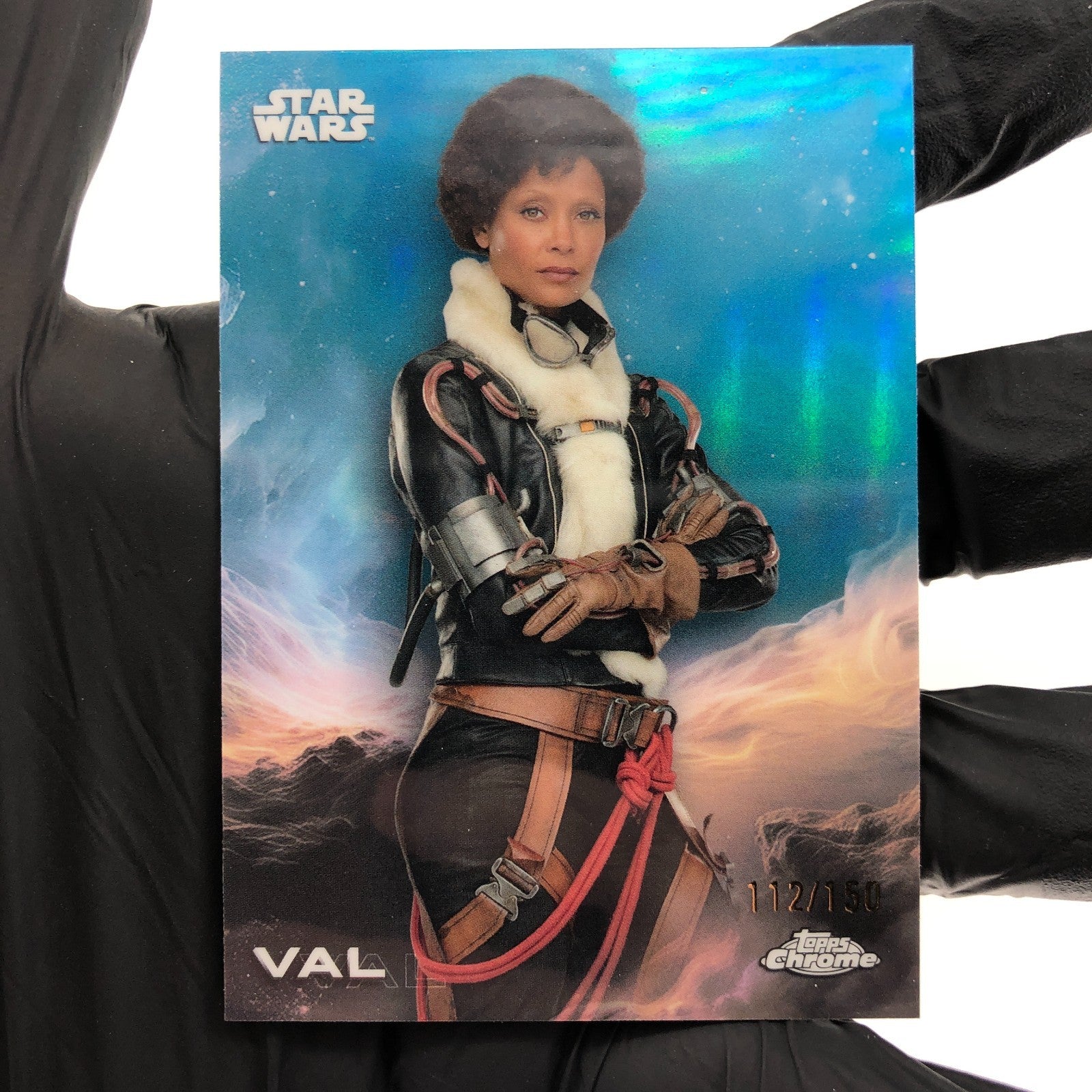 2025 Topps Chrome Star Wars Val 187 Skywalker Blue /150 [NM]