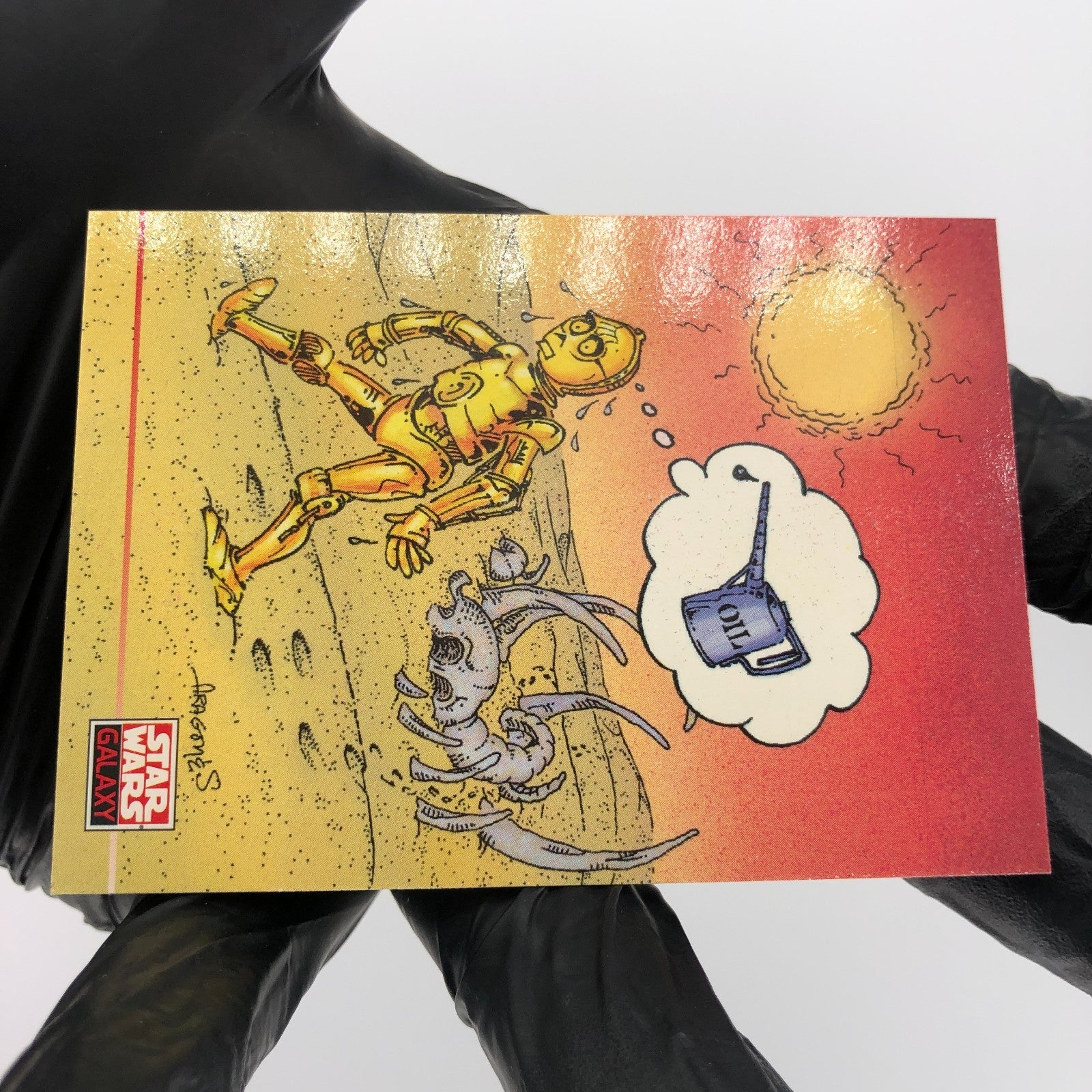 Star Wars Galaxy Card C-3PO 208 Sergio Aragones New Visions Topps 1994 [NM]