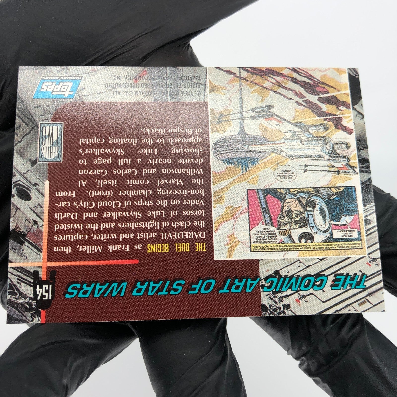 Star Wars Galaxy Card Luke Darth Vader The Art Of 154 Topps Vader 1994 [NM]