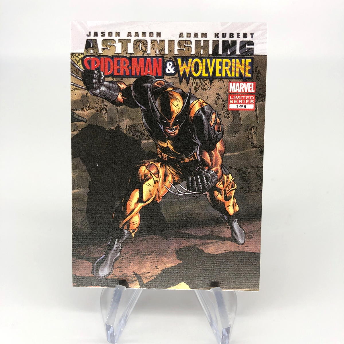 Marvel Card Wolverine 77 Comic Covers Fleer Upper Deck Renditions [NM]