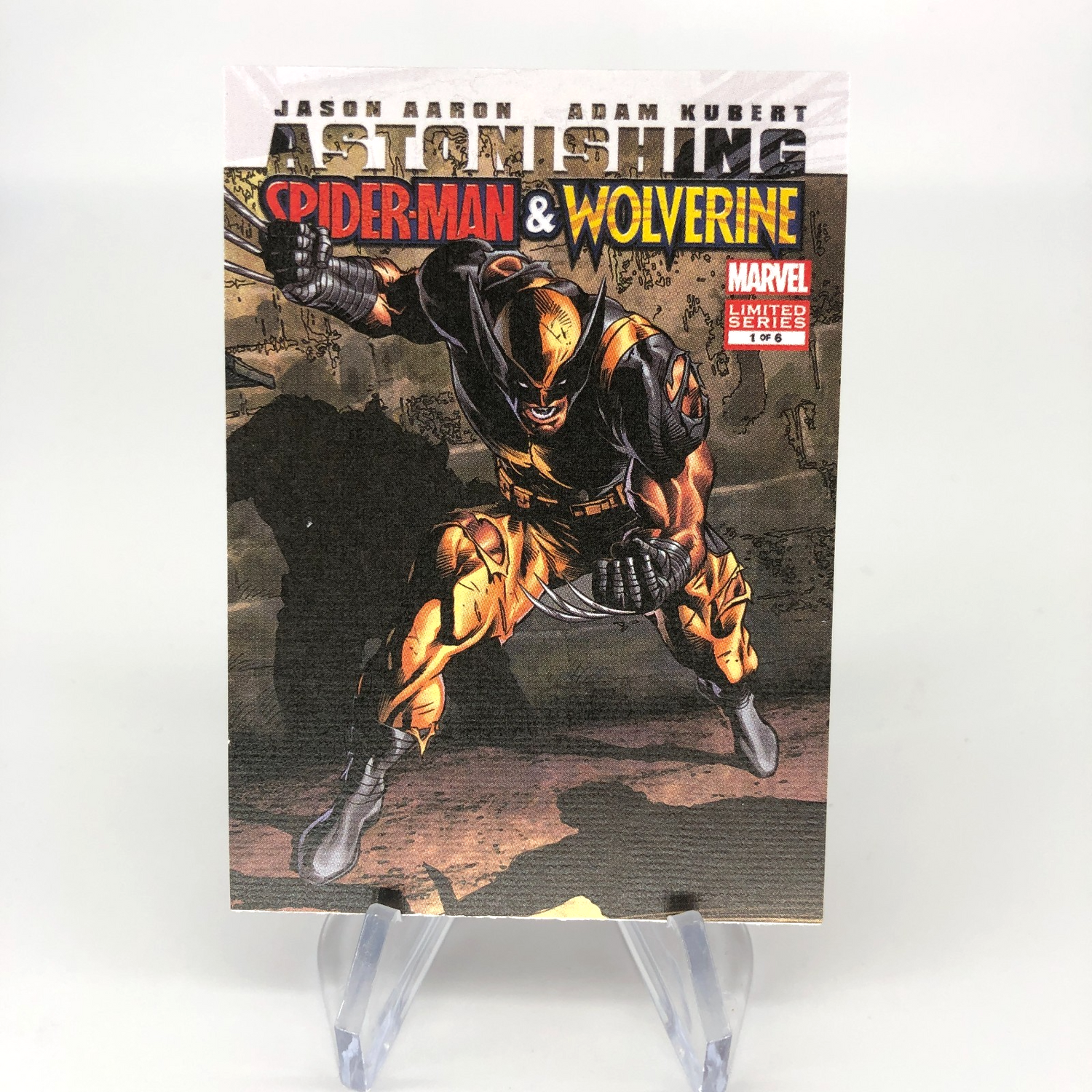Marvel Card Wolverine 77 Comic Covers Fleer Upper Deck Renditions [NM]