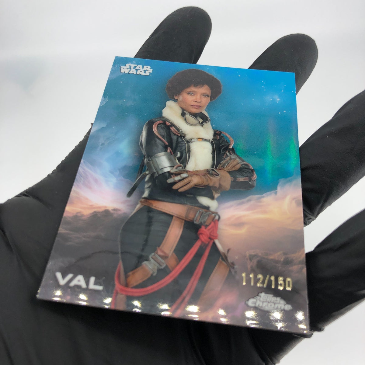 2025 Topps Chrome Star Wars Val 187 Skywalker Blue /150 [NM]
