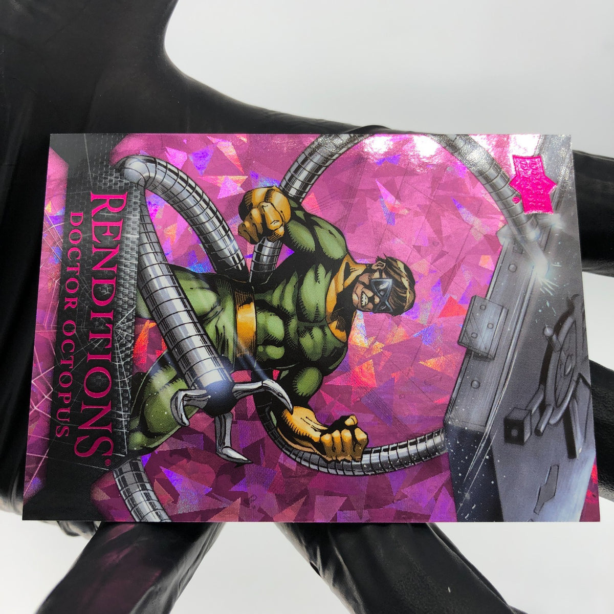 Marvel Card Doctor Octopus 4 Pink /199 Fleer Upper Deck Renditions [NM]