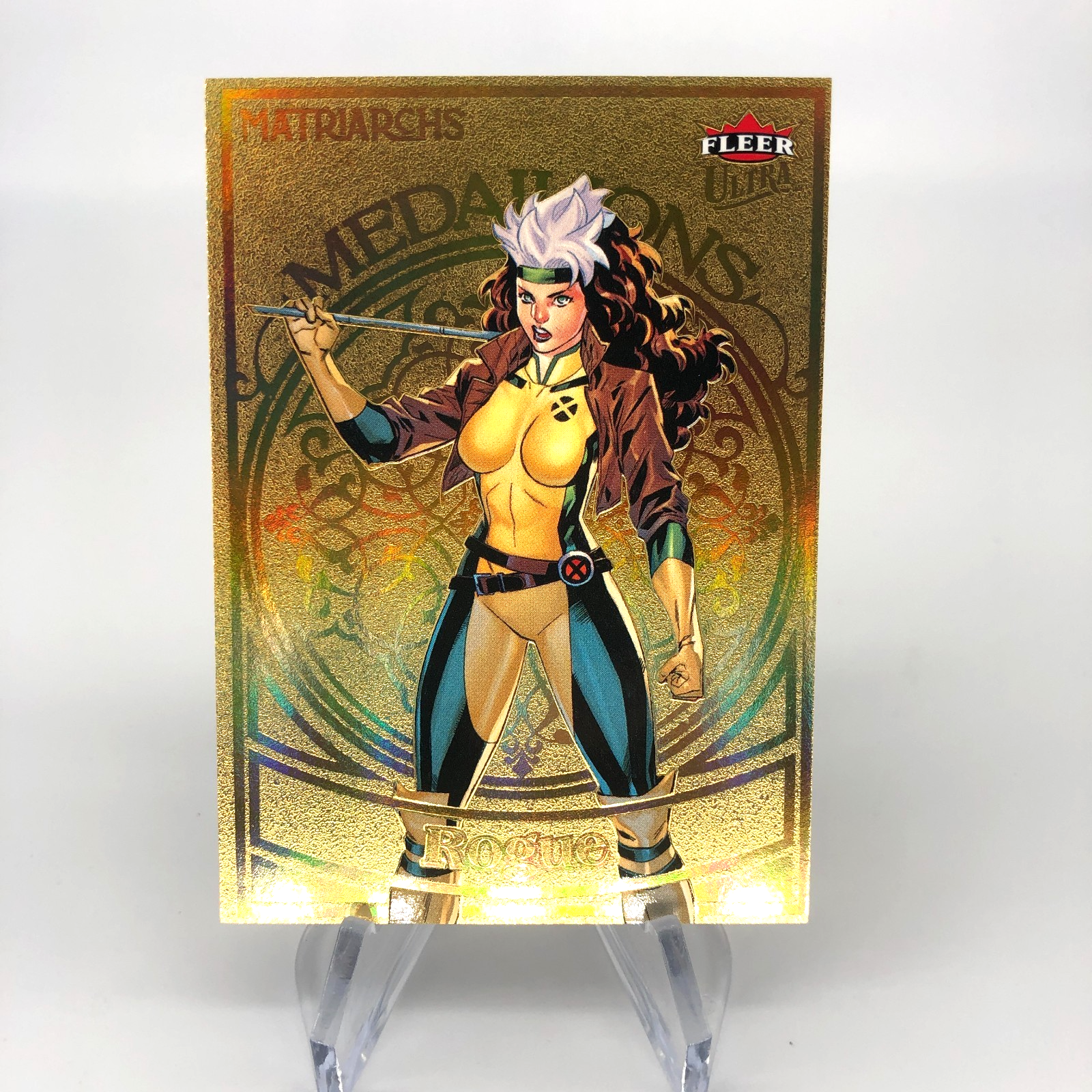 Marvel Card Rogue Gold Medallion M-2 /200 Matriarchs 2024 Fleer Upper Deck [NM]