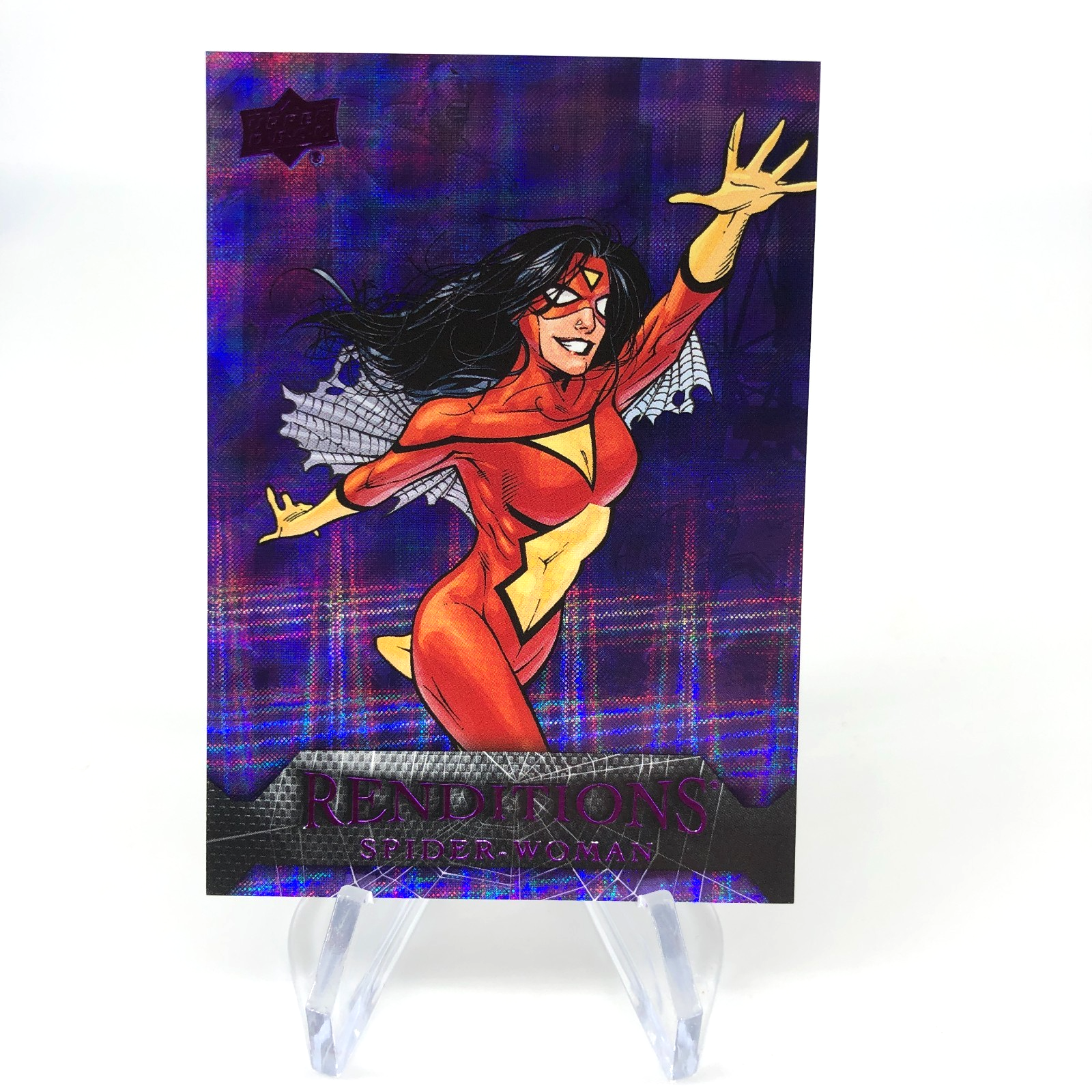 Marvel Card Spider-Woman 73 Purple /99 Fleer Upper Deck Renditions [NM]