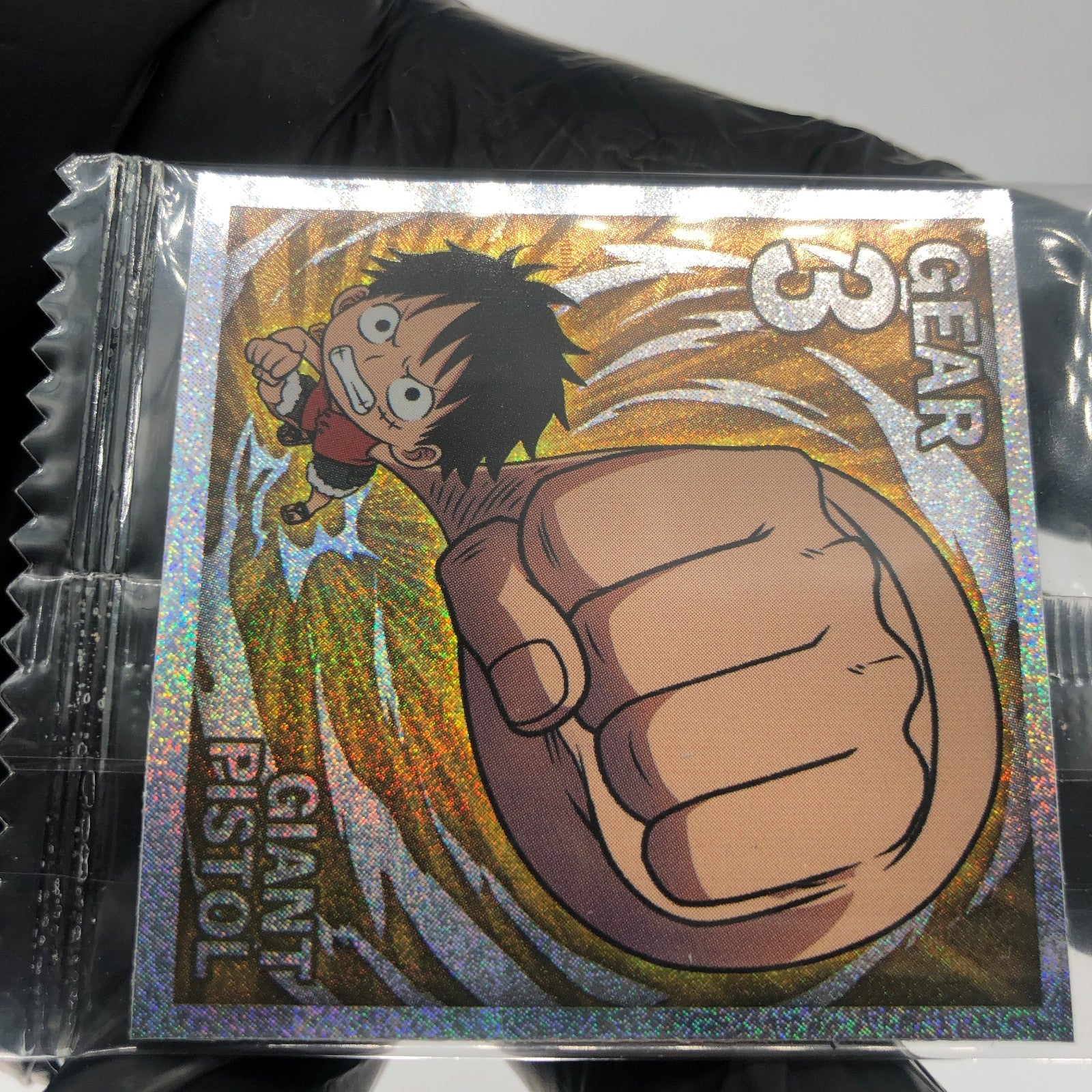 One Piece Luffy Gear 3 SW6-24 GR Holo Wafer  Japanese [Sealed]