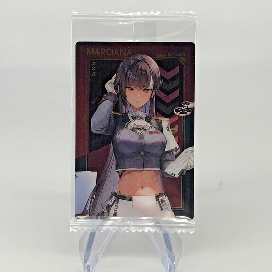 Nikke Card Marciana No.010 Wafer Holo Bandai Japanese Sealed Waifu [Rank S]