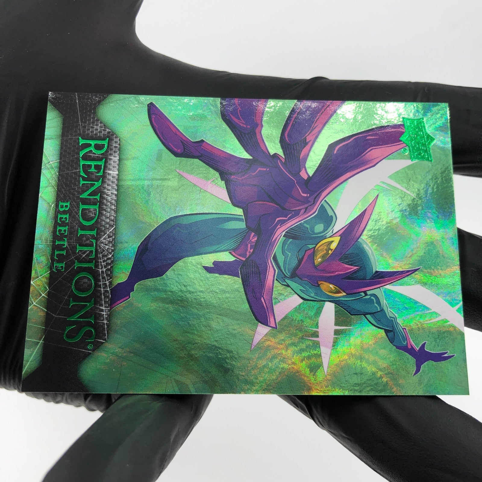 Marvel Card Beetle 70 Green  /399 Fleer Upper Deck Renditions [NM]