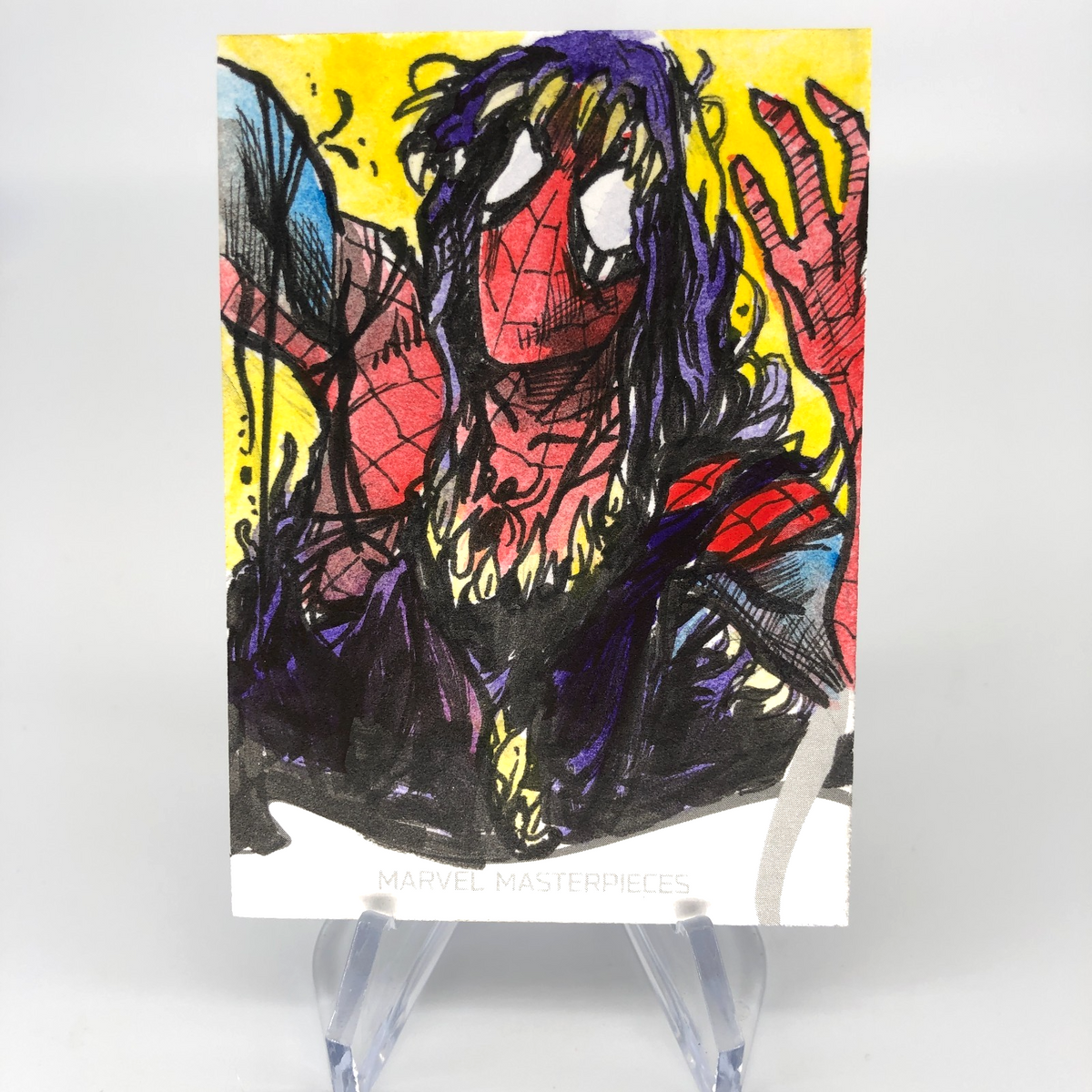 Marvel Masterpieces Sketch Spider-Man 1/1 Bora Arslanbulut 2022 Upper Deck [NM]