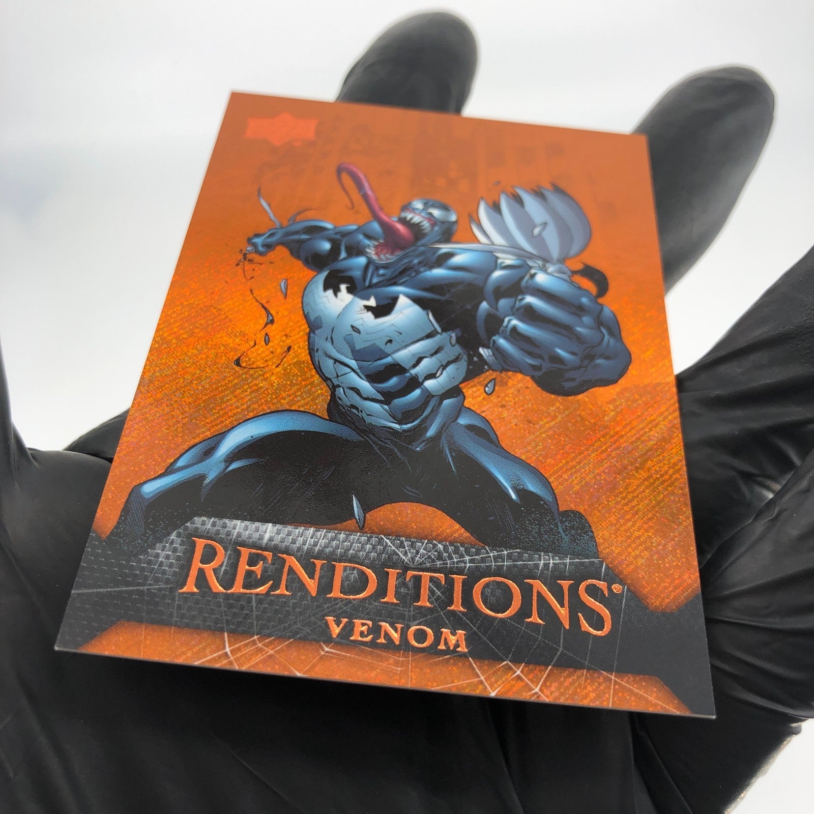Marvel Card Venom 24 Orange  /299 Fleer Upper Deck Renditions [NM]