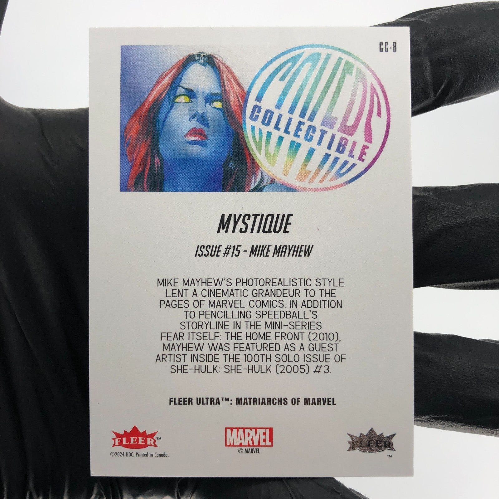 Marvel Card Mystique CC-8 Covers Matriarchs 2024 Fleer Upper Deck [NM]