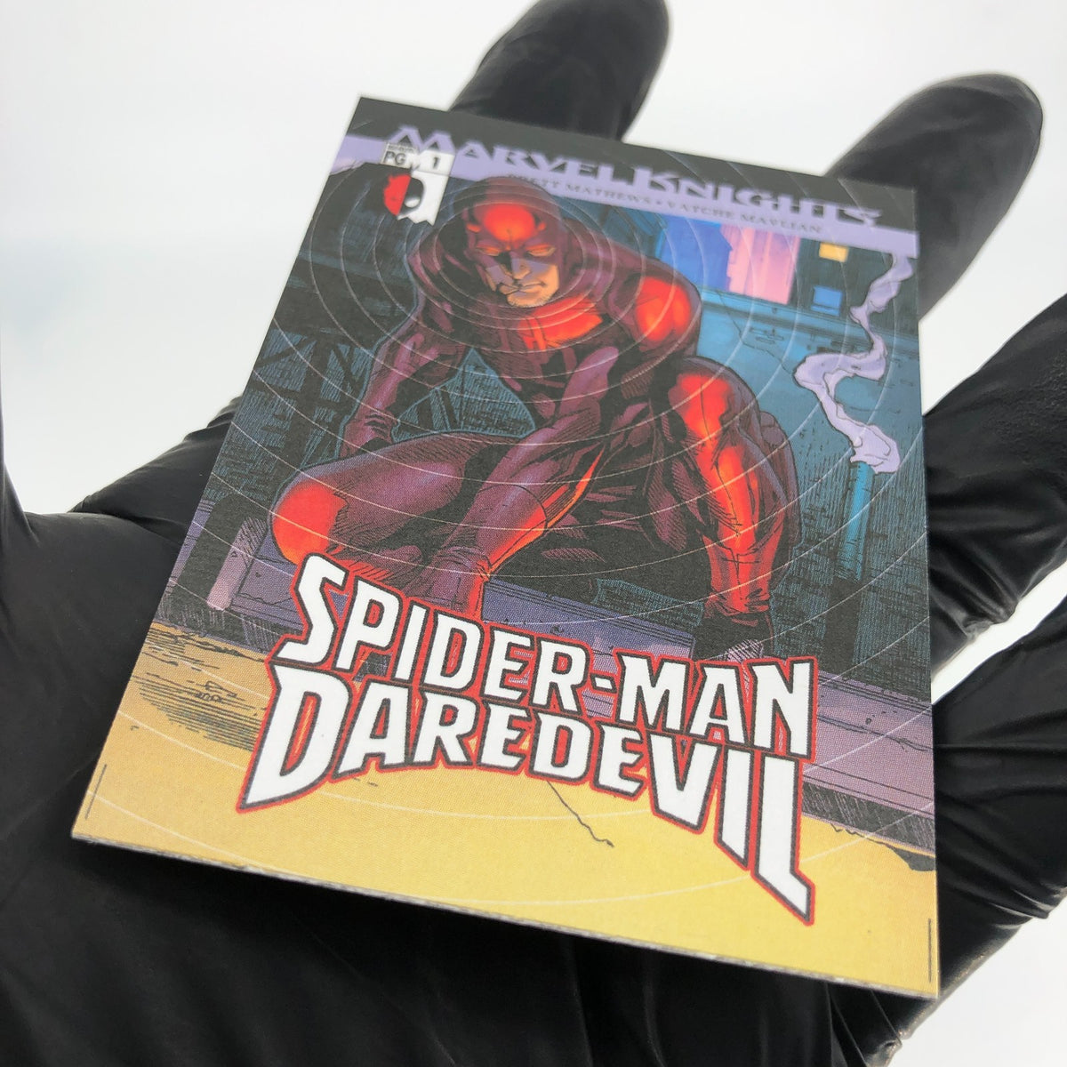 Marvel Card Daredevil 83 Canvas Comic Covers Fleer Upper Deck Renditions [NM]
