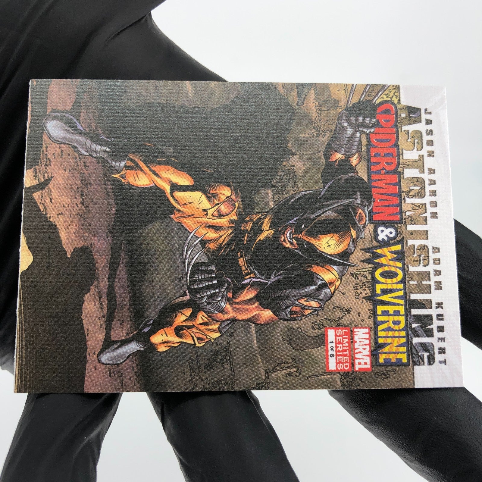 Marvel Card Wolverine 77 Comic Covers Fleer Upper Deck Renditions [NM]