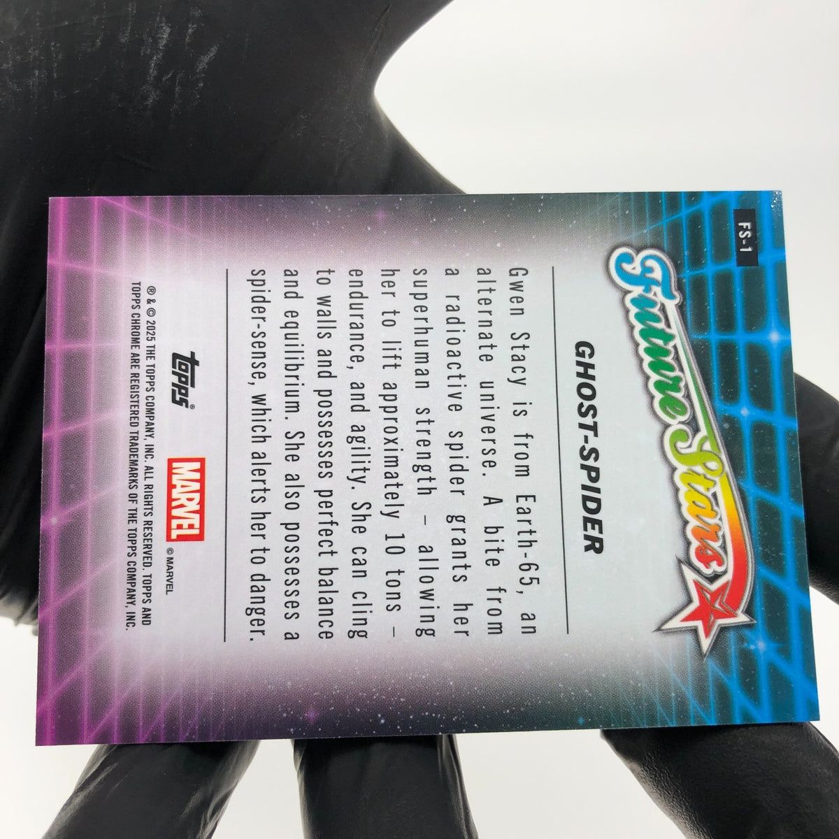 Marvel Card Ghost-Spider Gwen FS-1 Future Stars Topps Chrome 2025 [NM]