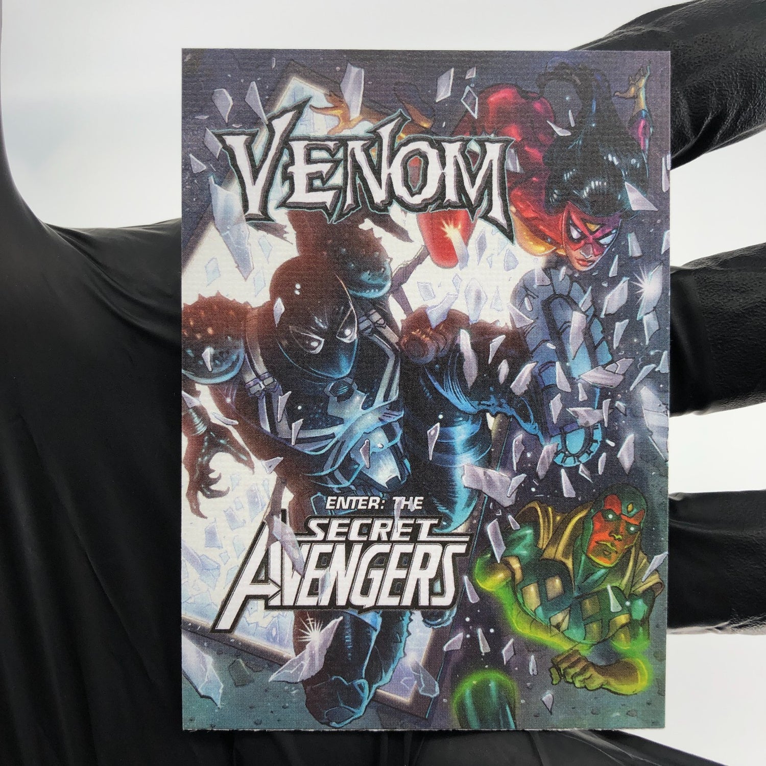 Marvel Card Agent Venom 86 Canvas Comic Covers Upper Deck Renditions [NM]