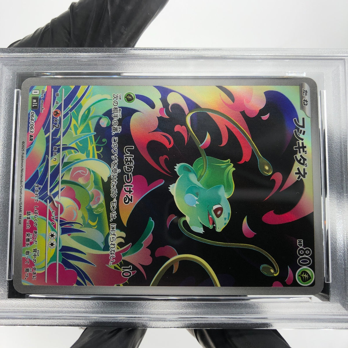 PSA 8 Pokemon Card Bulbasaur 064/063 M1L Japanese Karte [8]