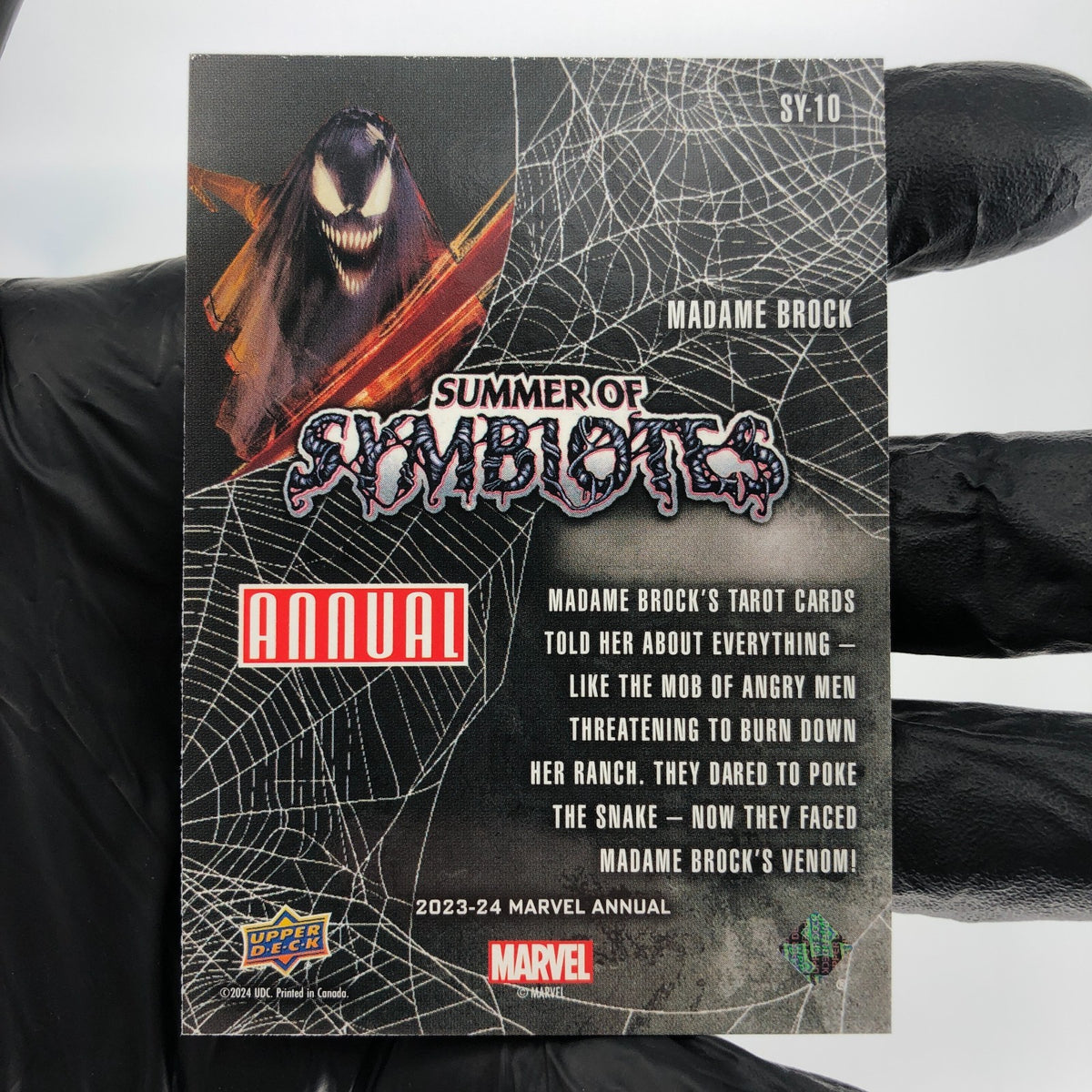 Marvel Card Madame Brook SY-10 Annual Upper Deck Flair 2023 [NM]