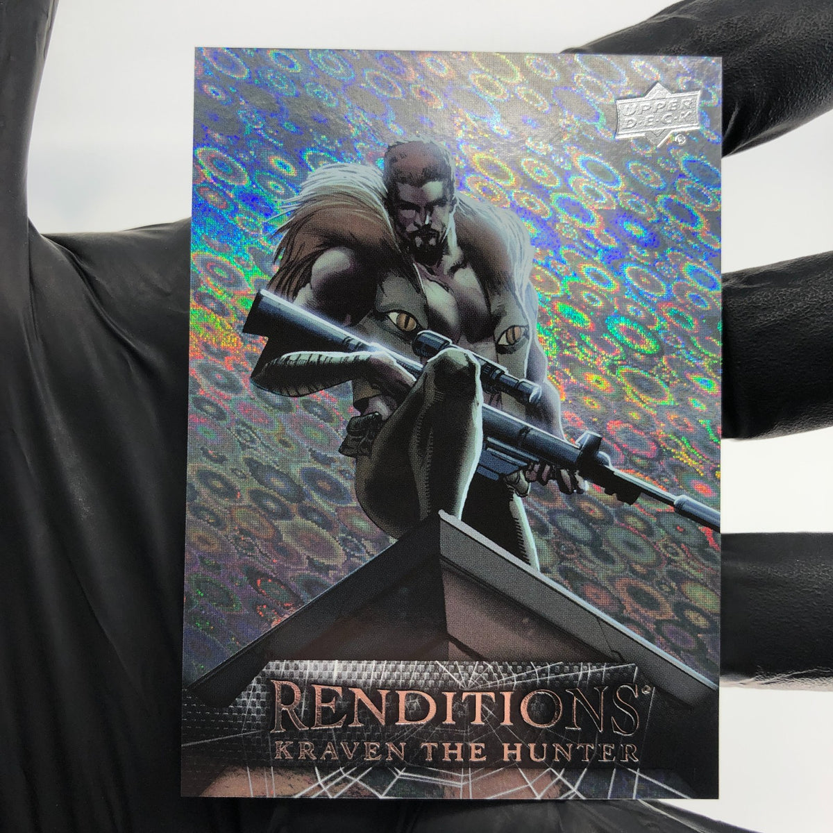 Marvel Card Kraven 9 Tombstone White /35 Fleer Upper Deck Renditions [NM]