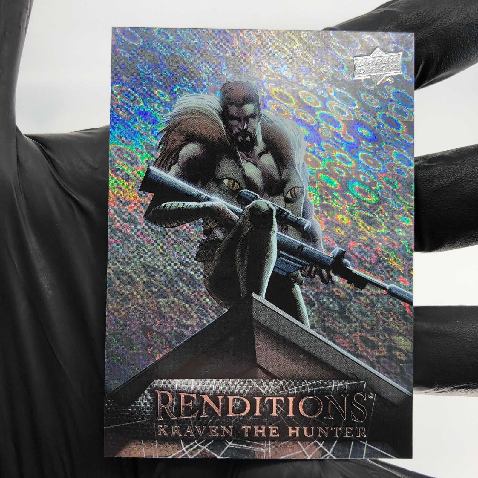 Marvel Card Kraven 9 Tombstone White /35 Fleer Upper Deck Renditions [NM]