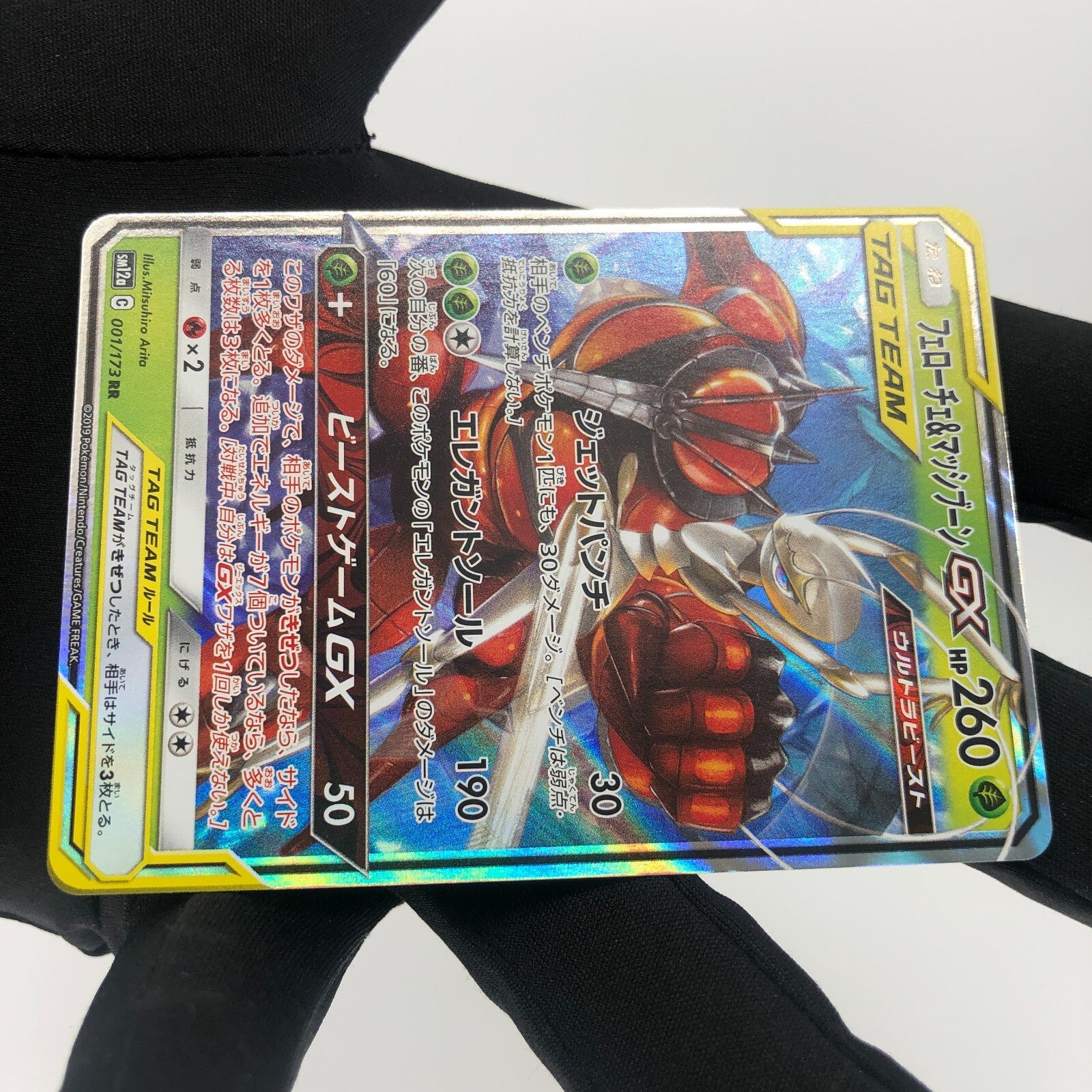 Pokemon Card Buzzwole GX 001/173 RR SM12a Japanese Karte [Mint]