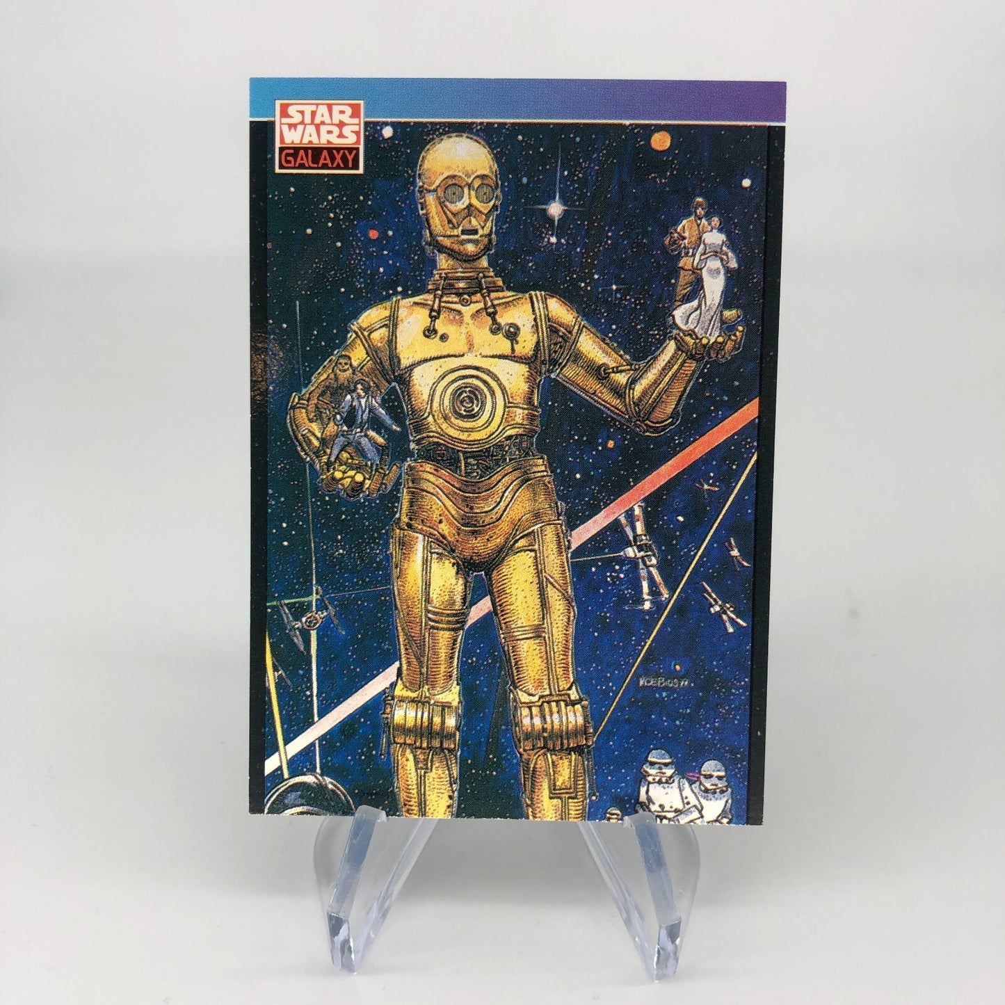 Star Wars Galaxy Card New Visions 111 Topps Han Solo 1993 [Rank A]