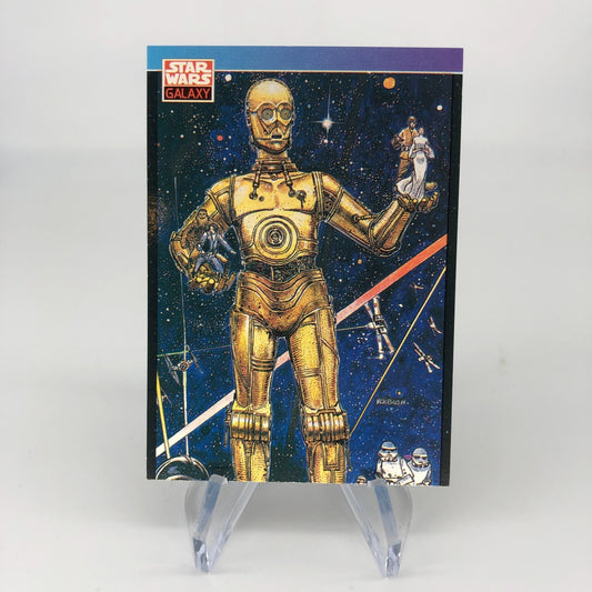 Star Wars Galaxy Card New Visions 111 Topps Han Solo 1993 [Rank A]