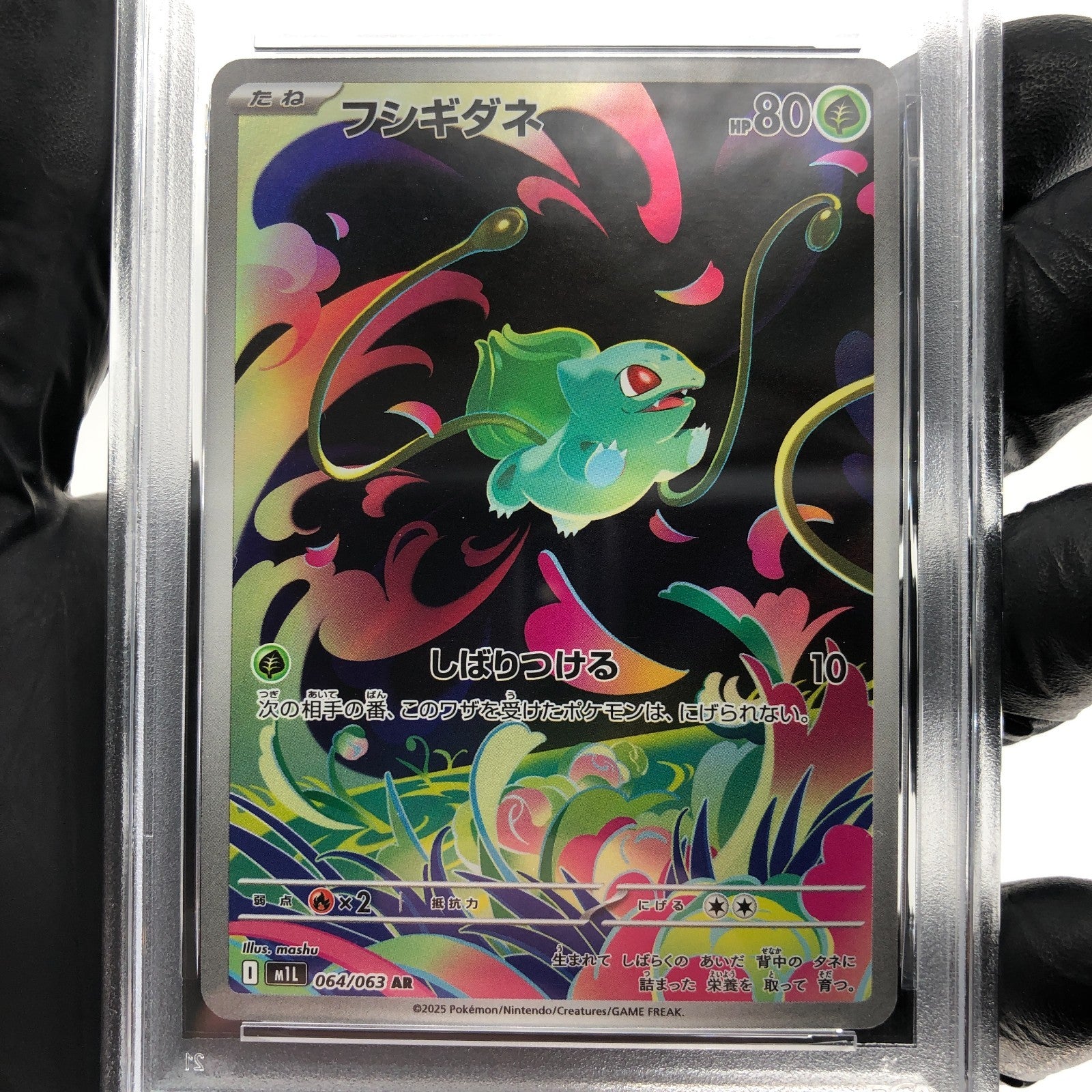 PSA 8 Pokemon Card Bulbasaur 064/063 M1L Japanese Karte [8]