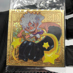 One Piece Luffy Gear 5 SW12-01 SGR Parallel Double Holo Wafer  Japanese [Sealed]