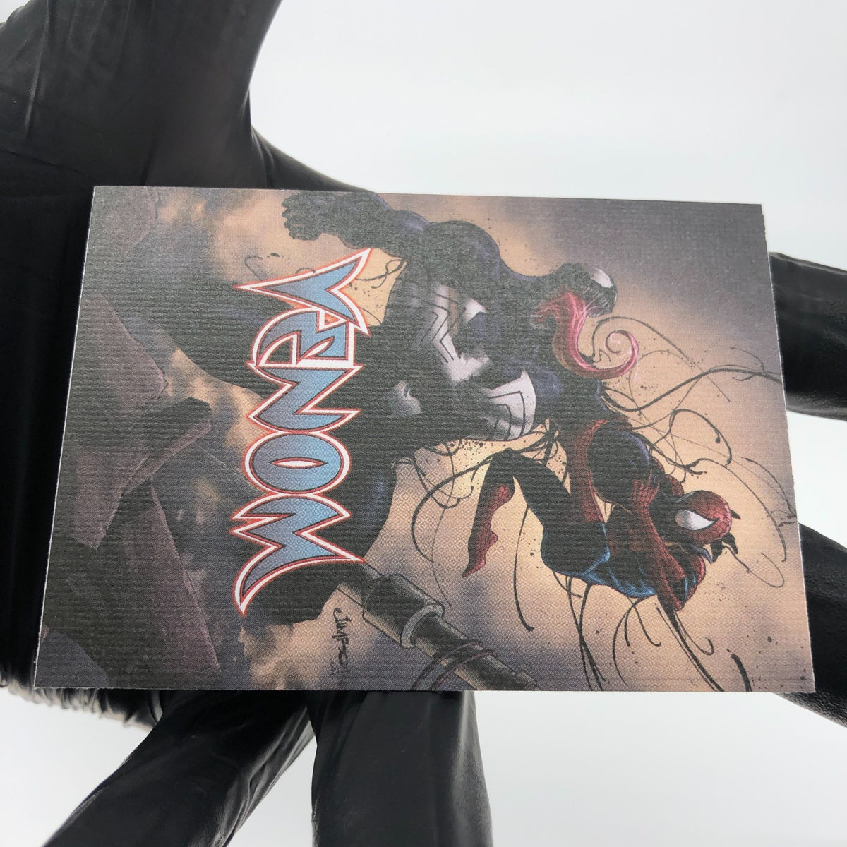 Marvel Card Venom 48 Comic Covers Fleer Upper Deck Renditions [NM]