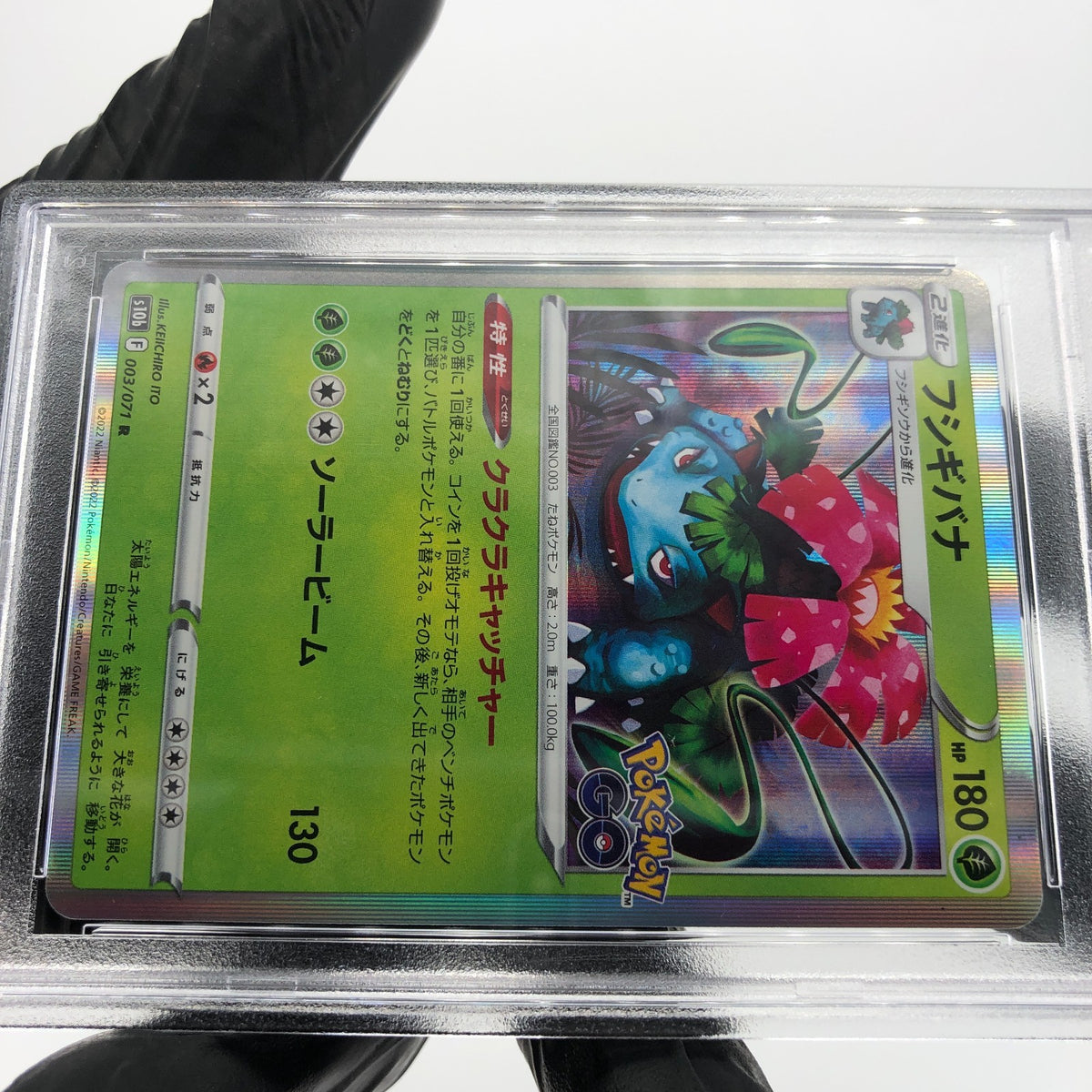 PSA 9 Pokemon Card Venusaur 003/071 R S10b Holo Japanese Karte [9]