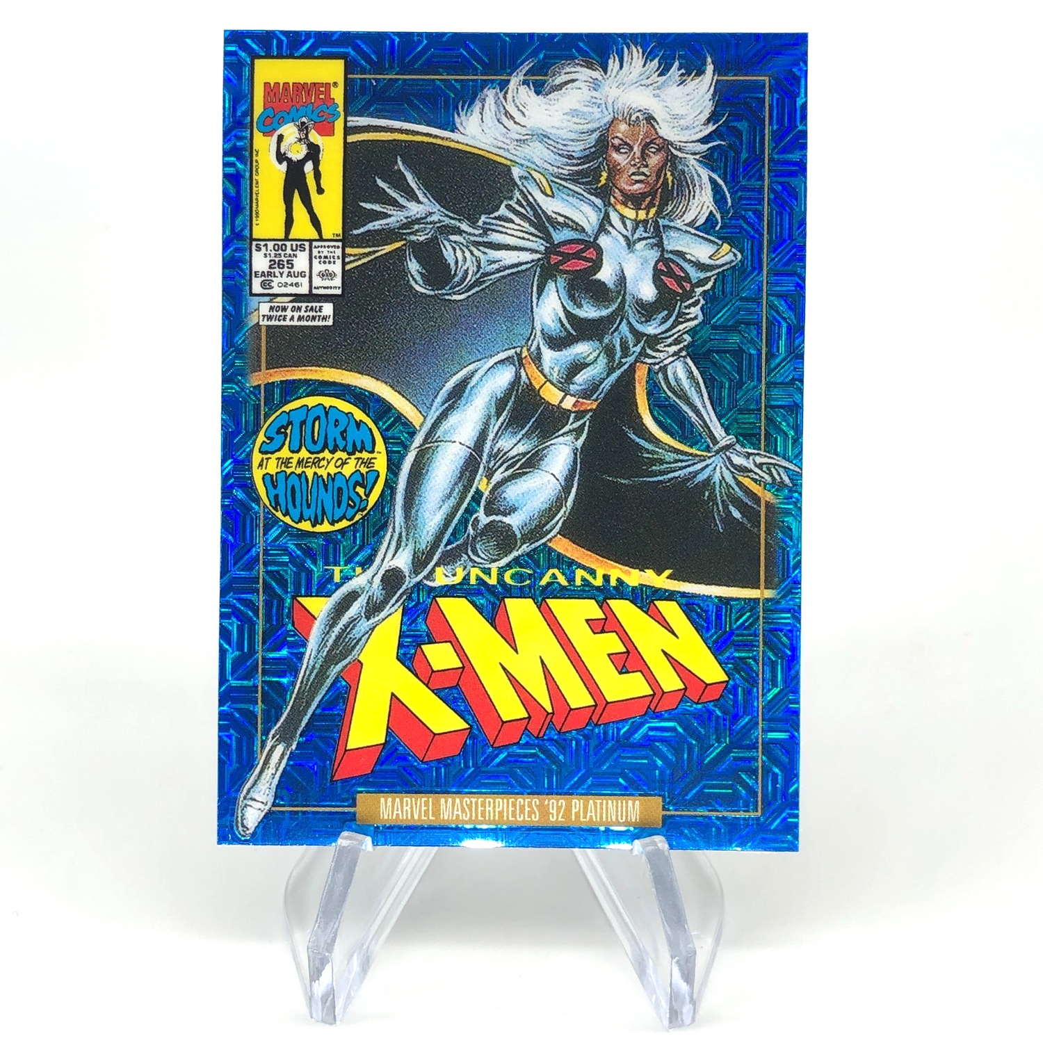 Marvel Card Storm Traxx 86-V Variant  Fleer Upper Deck Masterpieces [NM]