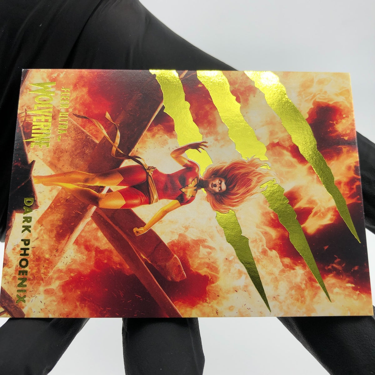 Marvel Card Dark Phoenix 6 Gold /90 Fleer Upper Deck Ultra Wolverine [NM]