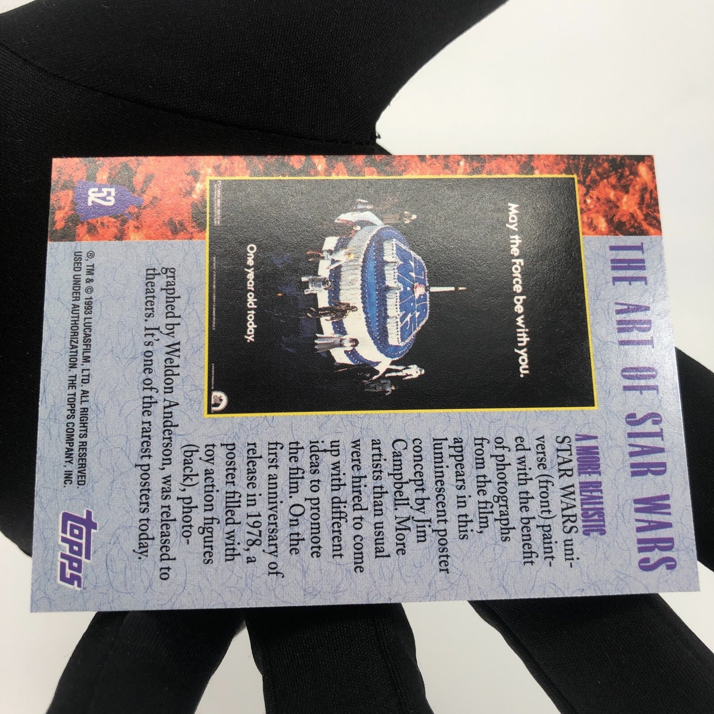 Star Wars Galaxy Card The Art Of Star Wars 52 1993 Topps [Rank A]
