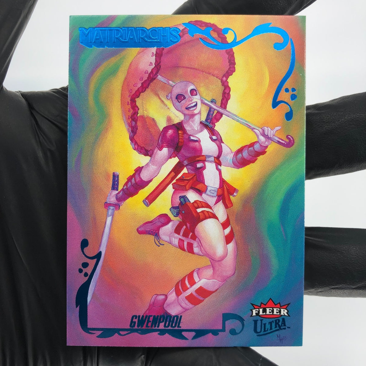 Marvel Card Gwenpool 88 Blue Parallel Matriarchs 2024 Fleer Upper Deck [NM]