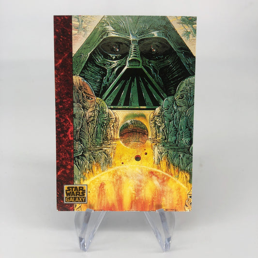 Star Wars Galaxy Card The Art Of 57 Topps Vader 1993 [Rank A]
