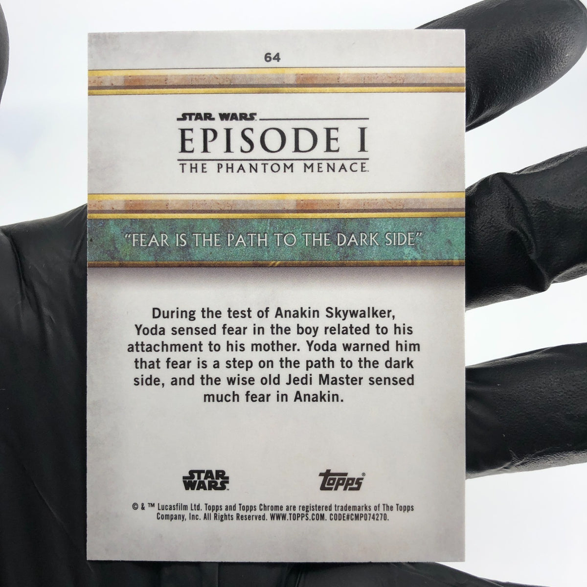 2024 Topps Star Wars Chrome Sapphire  Yoda 64 /99 Green [NM]