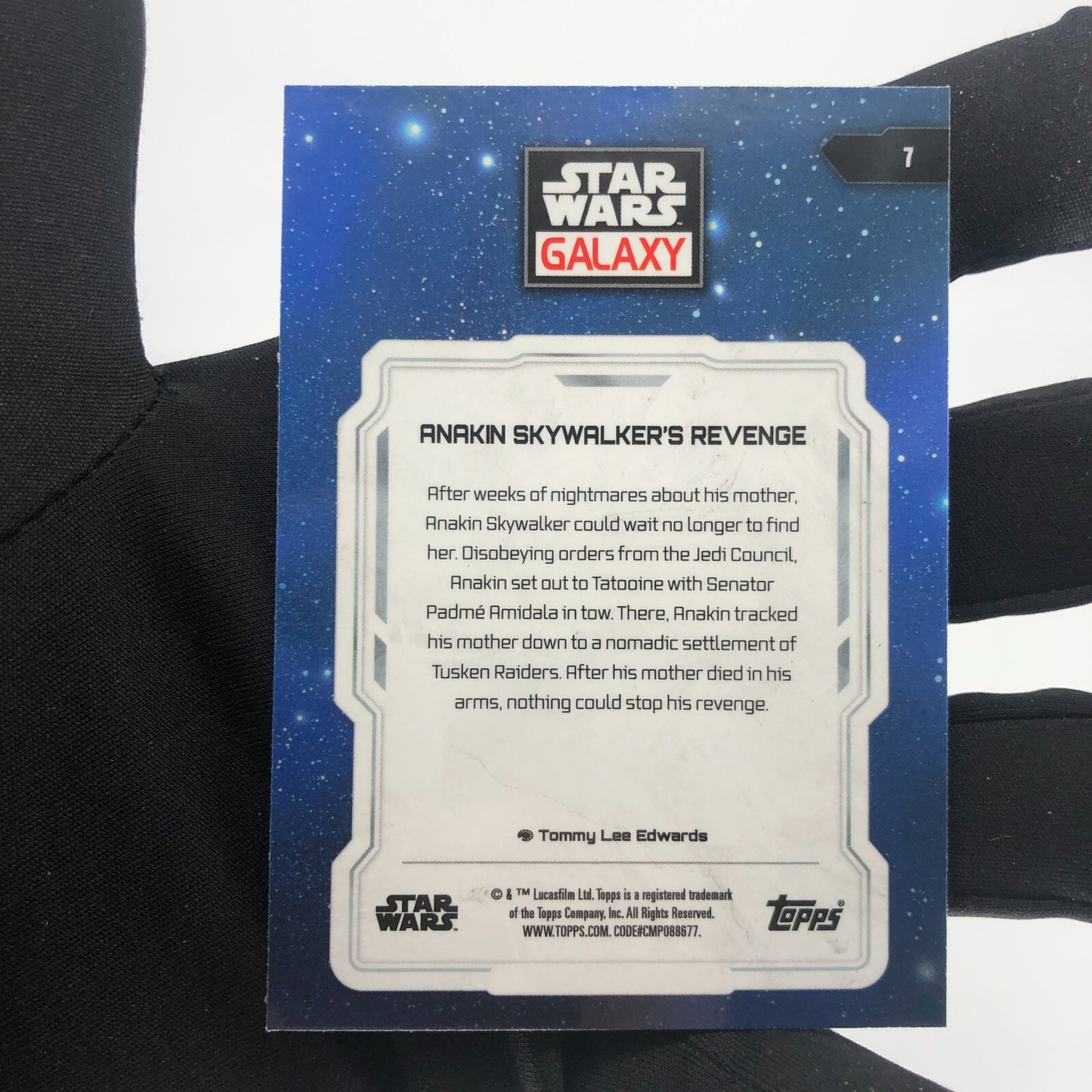 Star Wars Galaxy 2024 Anakin Revenge 7 Base Topps Chrome [Rank A]