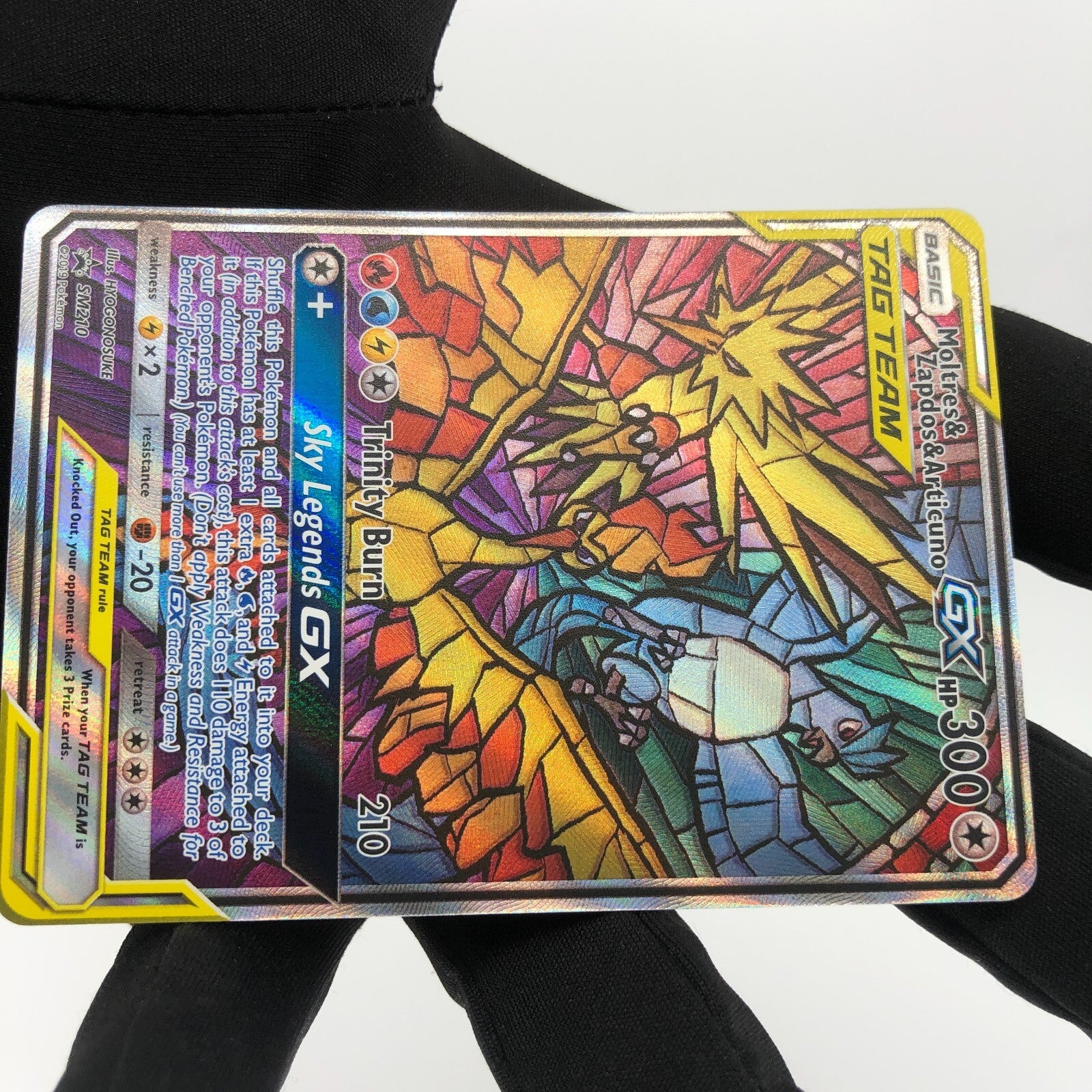 Pokemon Card Moltres Zapdos Articuno GX Sm210 Promo 2019 English Karte [Mint]