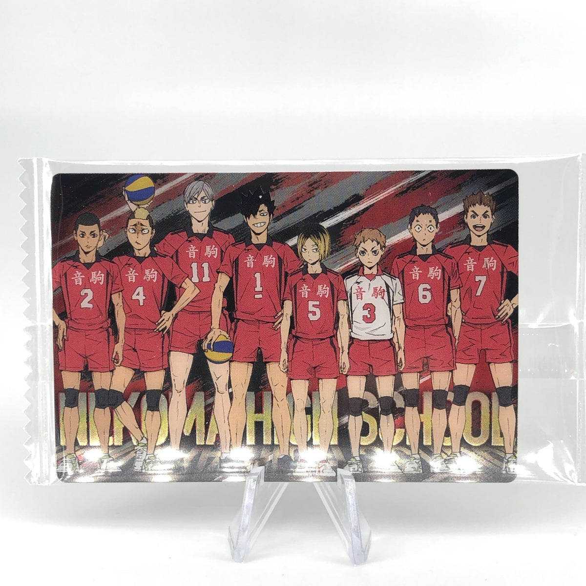 Haikyu!! Card Wafer Nekoma No.19 Holo japanese [Sealed]