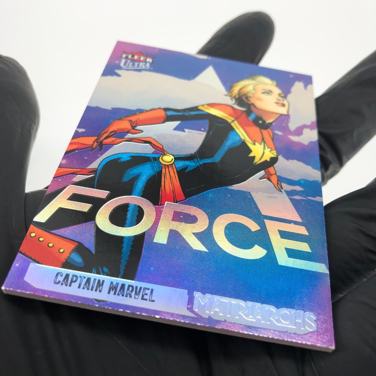 Marvel Card Captain Marvel AF-1 Force Matriarchs 2024 Fleer Upper Deck [NM]