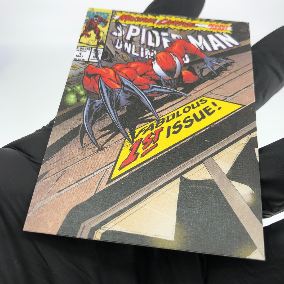 Marvel Card Carnage 21 Comic Covers Fleer Upper Deck Renditions [NM]