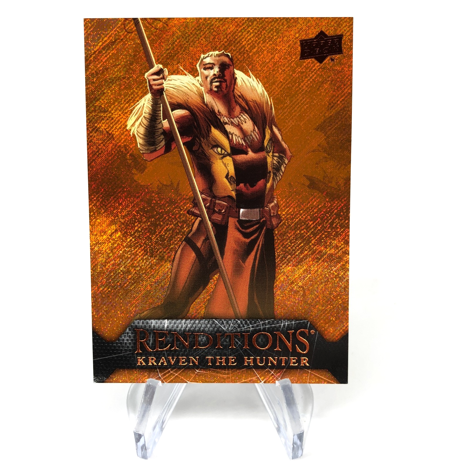 Marvel Card Kraven 54 Orange  /299 Fleer Upper Deck Renditions [NM]