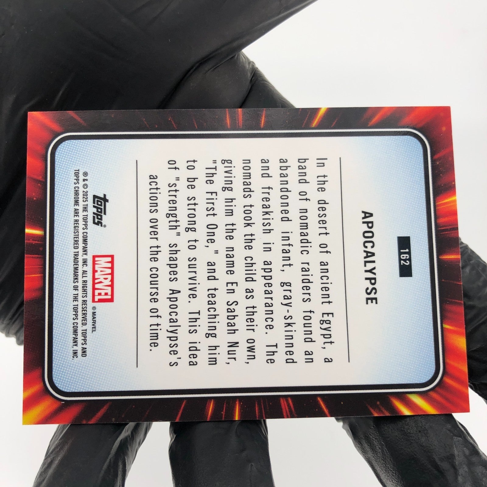 Marvel Card Apocalypse 162 Black Web /399 Topps Chrome 2025 [NM]