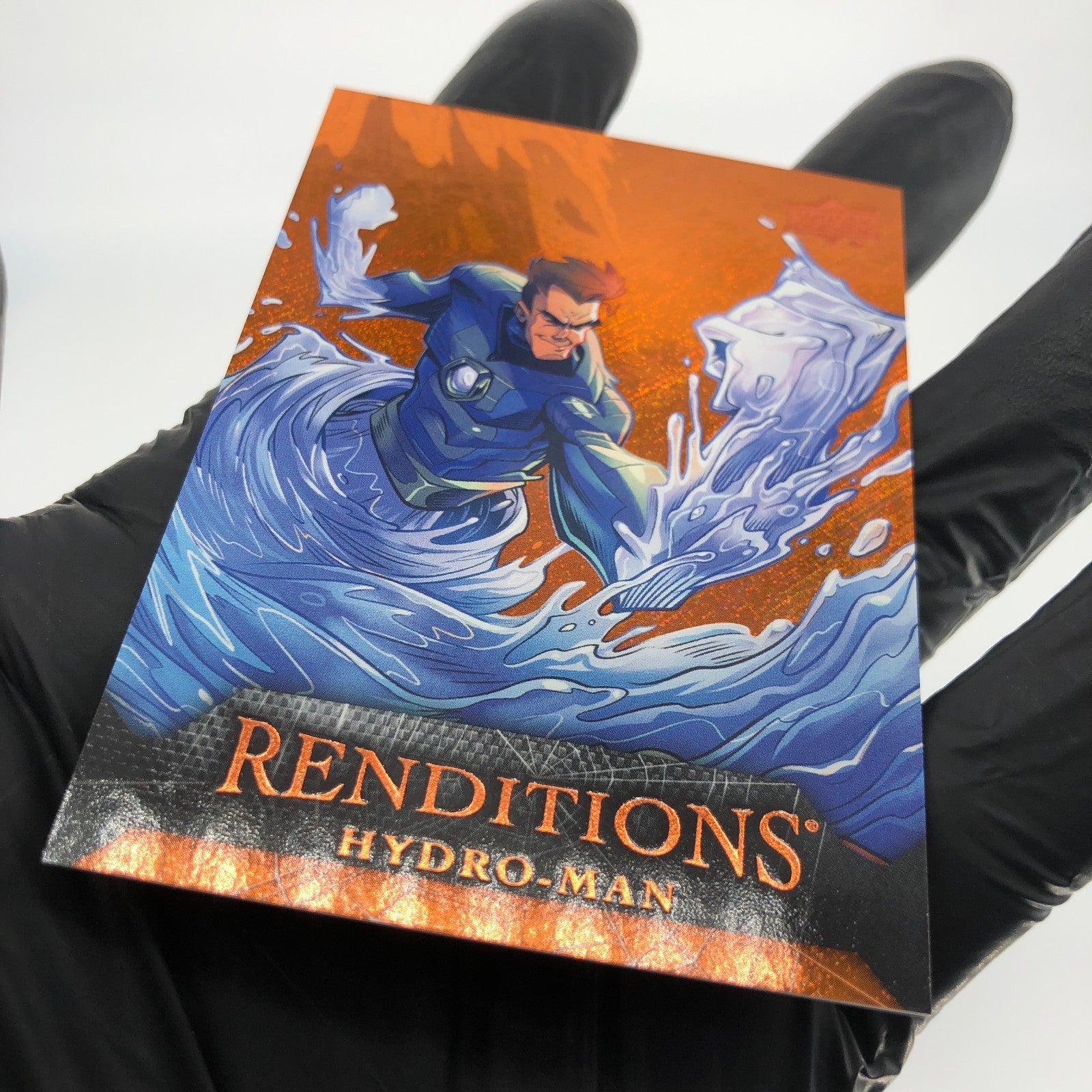 Marvel Card Hydro-Man 68 Orange  /299 Fleer Upper Deck Renditions [NM]