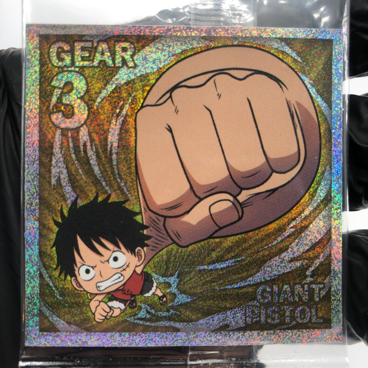 One Piece Luffy Gear 3 SW6-24 GR Holo Wafer  Japanese [Sealed]